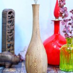 گلدان چوبی آبتین | دکوکاف