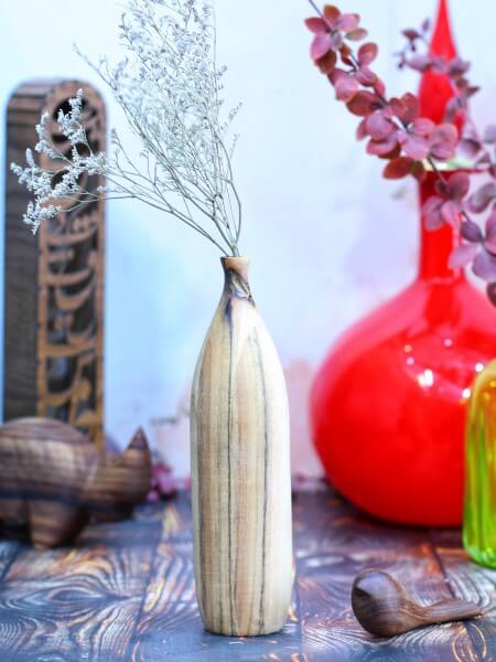 خرید گلدان چوبی ایاز | دکوکاف