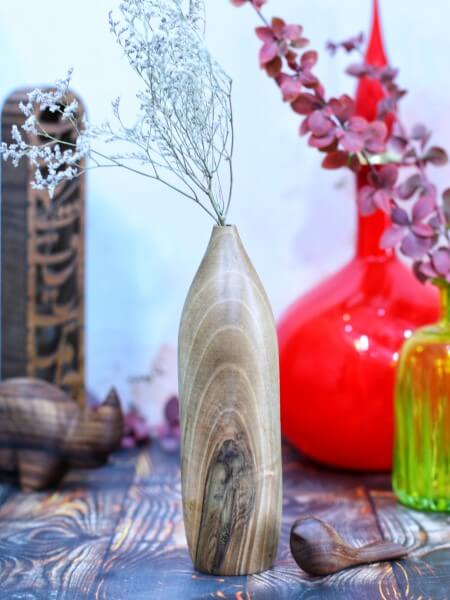 خرید گلدان چوبی آونگ | دکوکاف