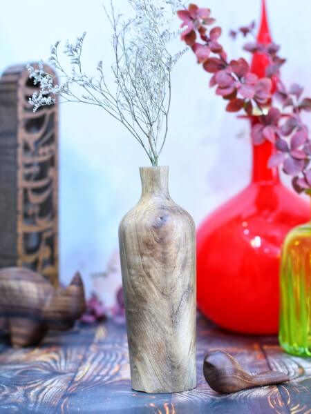 خرید گلدان چوبی آهو | دکوکاف