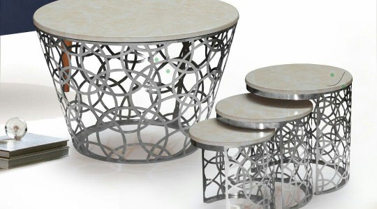 میز جلو مبلی فلزی | دکوکاف