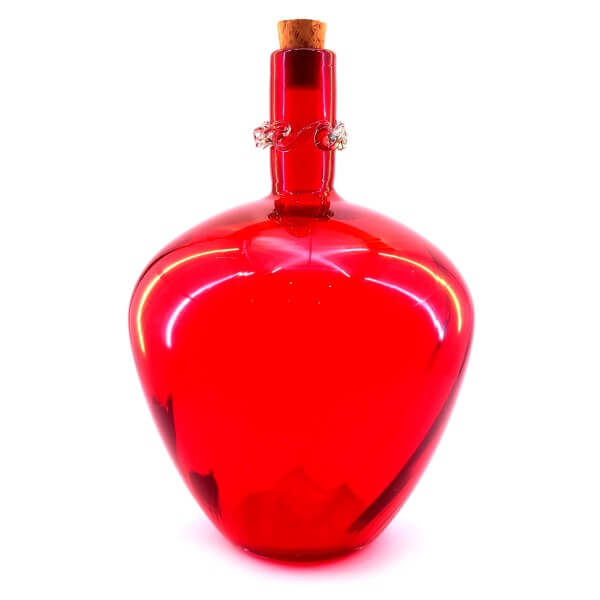 بطری خمره ای مدل پیچک قرمز | دکوکافقرمز
