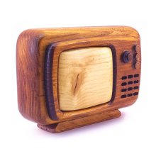 تلویزیون دکوری چوبی