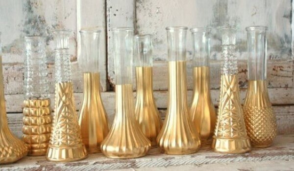 روش طلایی کردن ظروف شیشه ای | دکوکاف