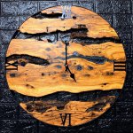 ساعت دیواری چوبی مدل سریر | دکوکاف