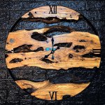 ساعت دیواری چوبی مدل آلاس | دکوکاف