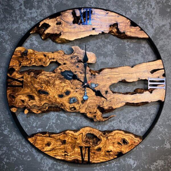 ساعت دیواری چوبی مدل نیلسا | دکوکاف