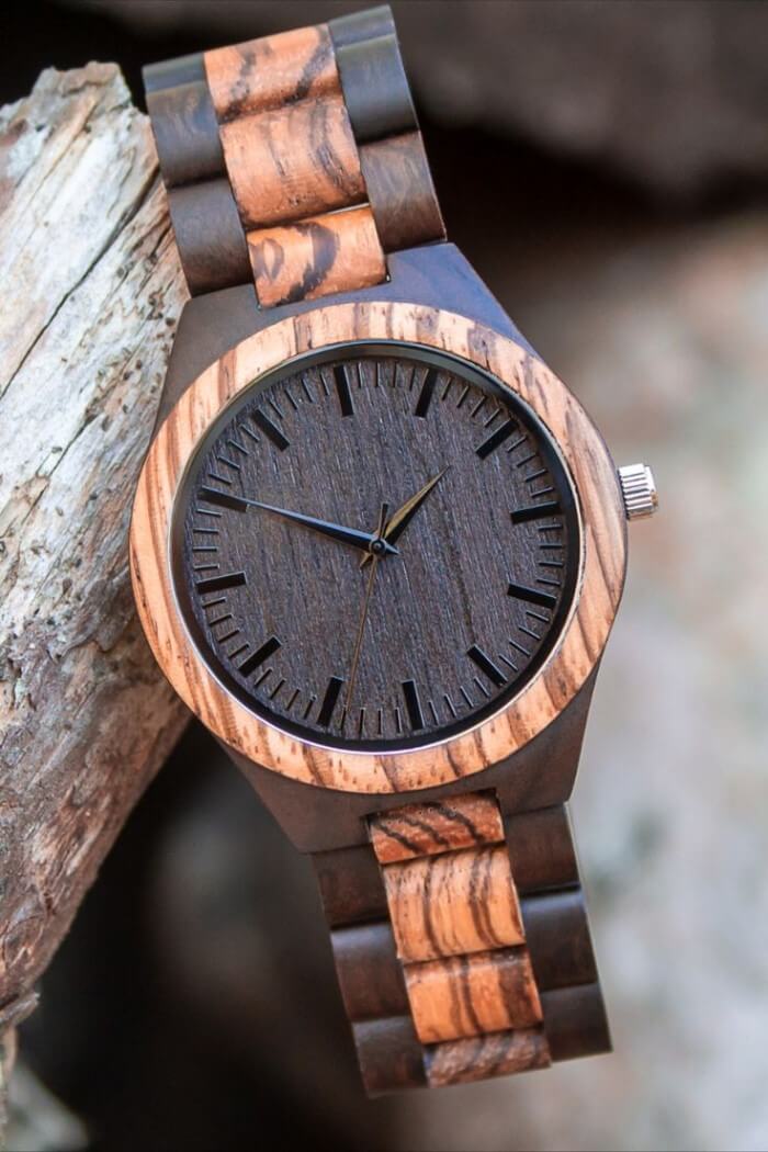 ساعت مچی چوبی دست ساز | دکوکاف