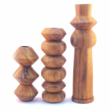 شمعدان چوبی مدل بارو