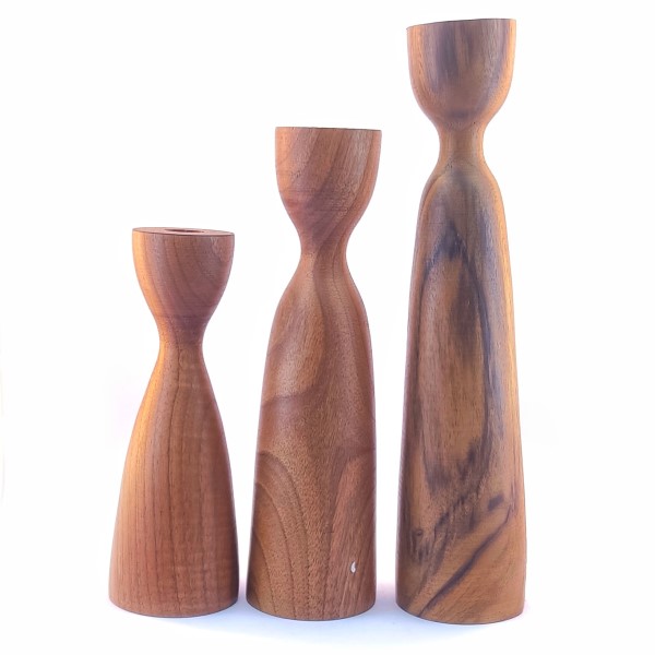 شمعدان چوبی مدل مینیمال | دکوکاف