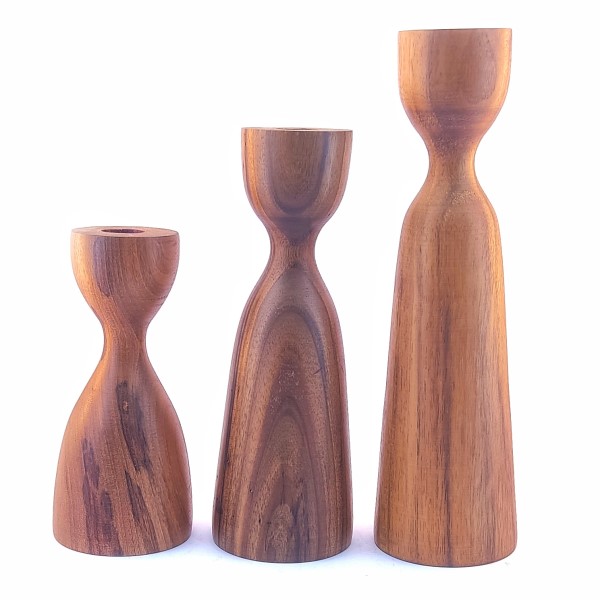 شمعدان چوبی مدل مینیمال| دکوکاف