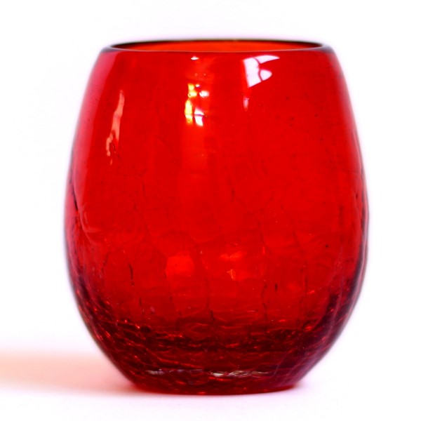 لیوان خمره ای آبگز قرمز | دکوکاف