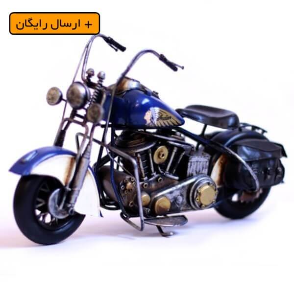 ماکت فلزی موتور سیکلت مدل کاربنی | دکوکاف