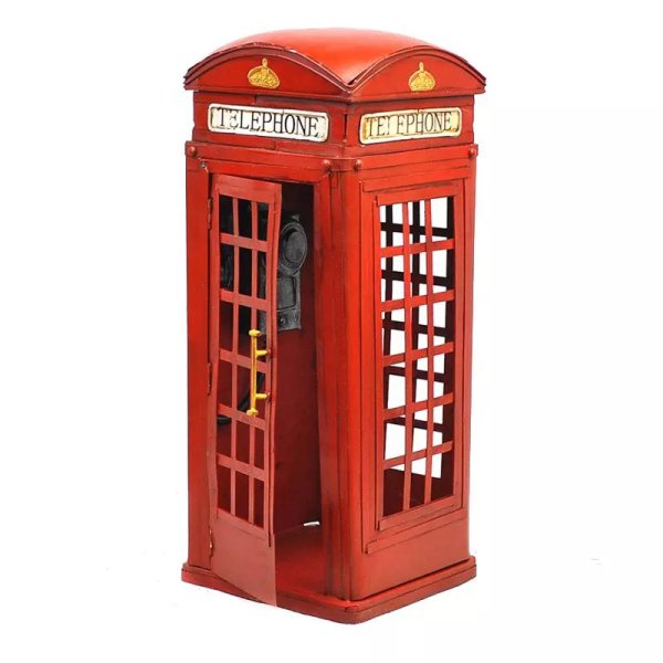 ماکت فلزی کابین تلفن عمومی لندن | دکوکاف