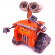 مجسمه چوبی دست ساز WALL’E