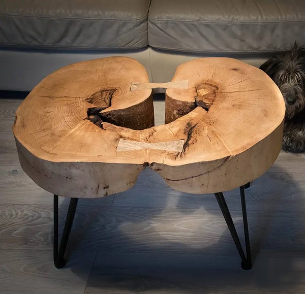 میز عسلی چوبی مدل چلچله | دکوکاف